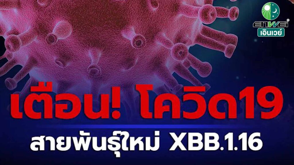 เตือน! โควิด-19 สายพันธุ์ใหม่ XBB.1.16 พร้อมอัพเดทสถานการณ์ล่าสุด